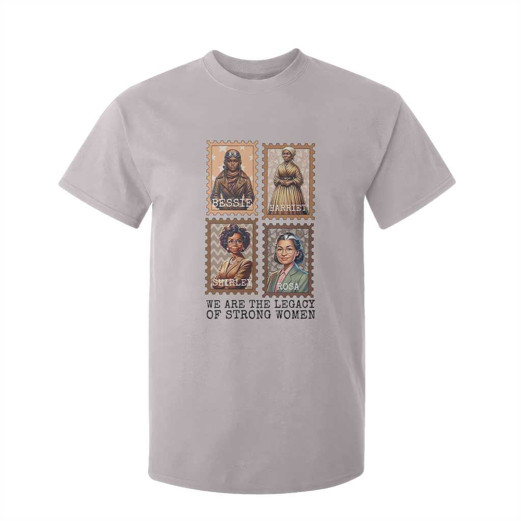 We Are The Legacy Of Strong Women T Shirt For Kid Black History Month Gift TS12 Ice Gray Print Your Wear