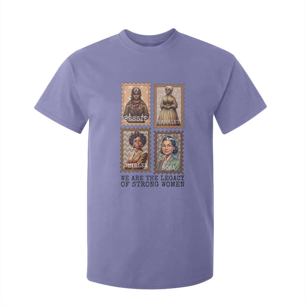 We Are The Legacy Of Strong Women T Shirt For Kid Black History Month Gift TS12 Violet Print Your Wear