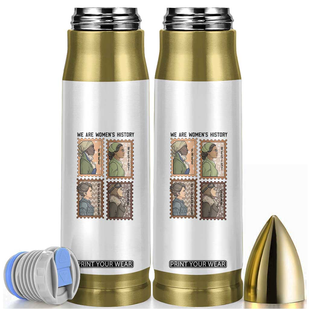 Black Women History Leaders Bullet Tumbler Womens History Month TS12 White Print Your Wear