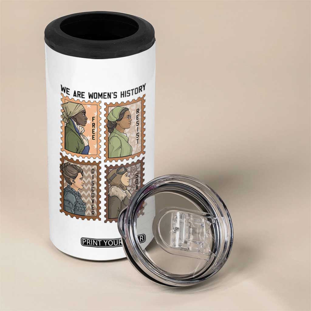 Black Women History Leaders 4 in 1 Can Cooler Tumbler Womens History Month TS12 Print Your Wear