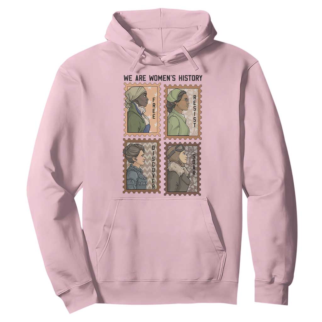 Black Women History Leaders Hoodie Womens History Month TS12 Light Pink Print Your Wear