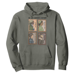 Black Women History Leaders Hoodie Womens History Month TS12 Military Green Print Your Wear