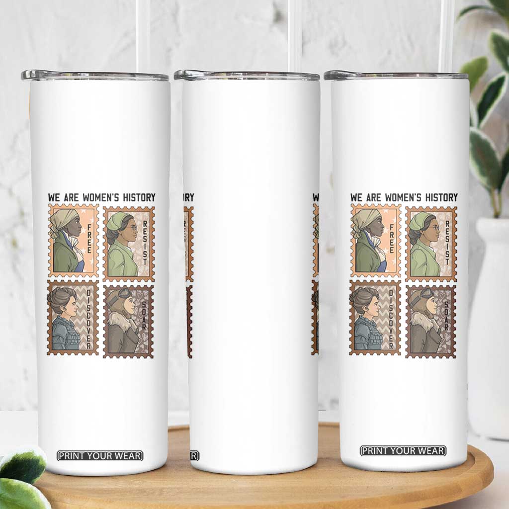 Black Women History Leaders Skinny Tumbler Womens History Month TS12 Print Your Wear