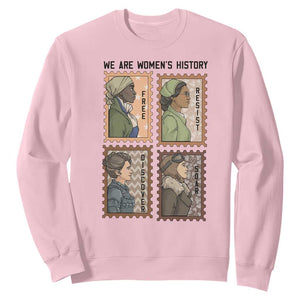 Black Women History Leaders Sweatshirt Womens History Month TS12 Light Pink Print Your Wear