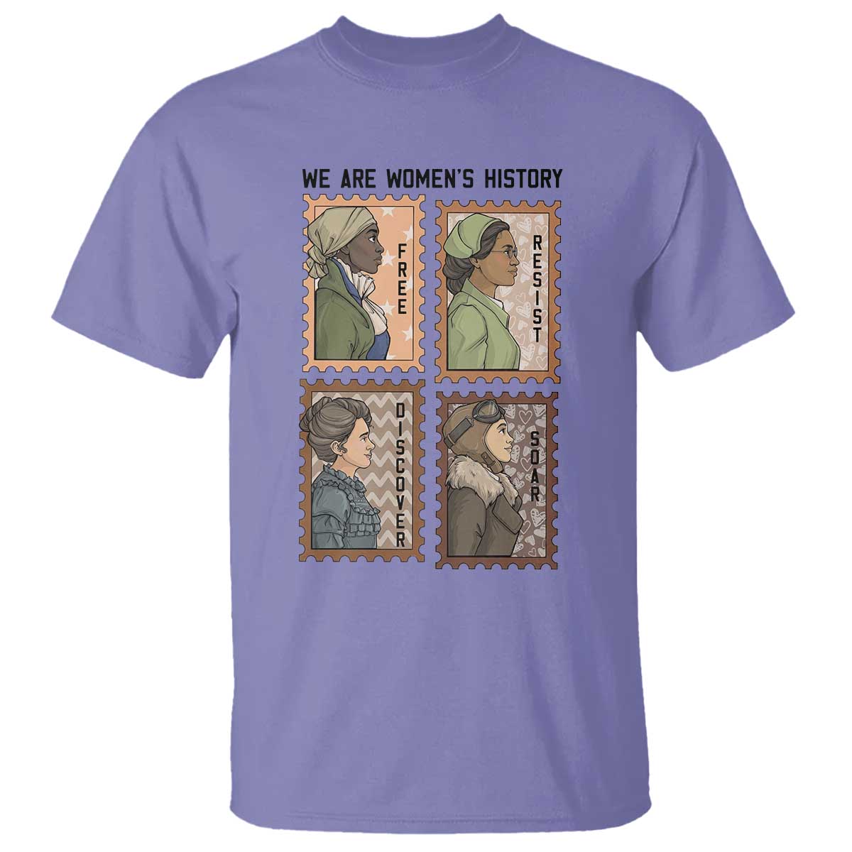 Black Women History Leaders T Shirt Womens History Month TS12 Violet Print Your Wear
