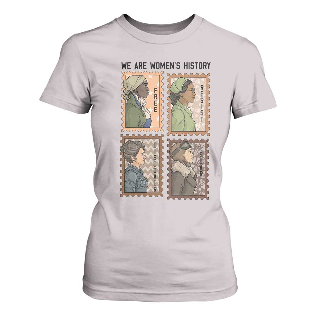 Black Women History Leaders T Shirt For Women Womens History Month TS12 Ice Gray Print Your Wear