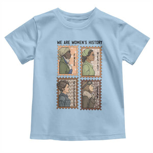 Black Women History Leaders Toddler T Shirt Womens History Month TS12 Light Blue Print Your Wear