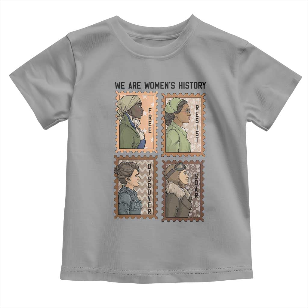 Black Women History Leaders Toddler T Shirt Womens History Month TS12 Sport Gray Print Your Wear