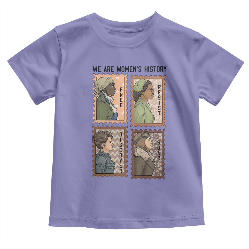 Black Women History Leaders Toddler T Shirt Womens History Month TS12 Violet Print Your Wear