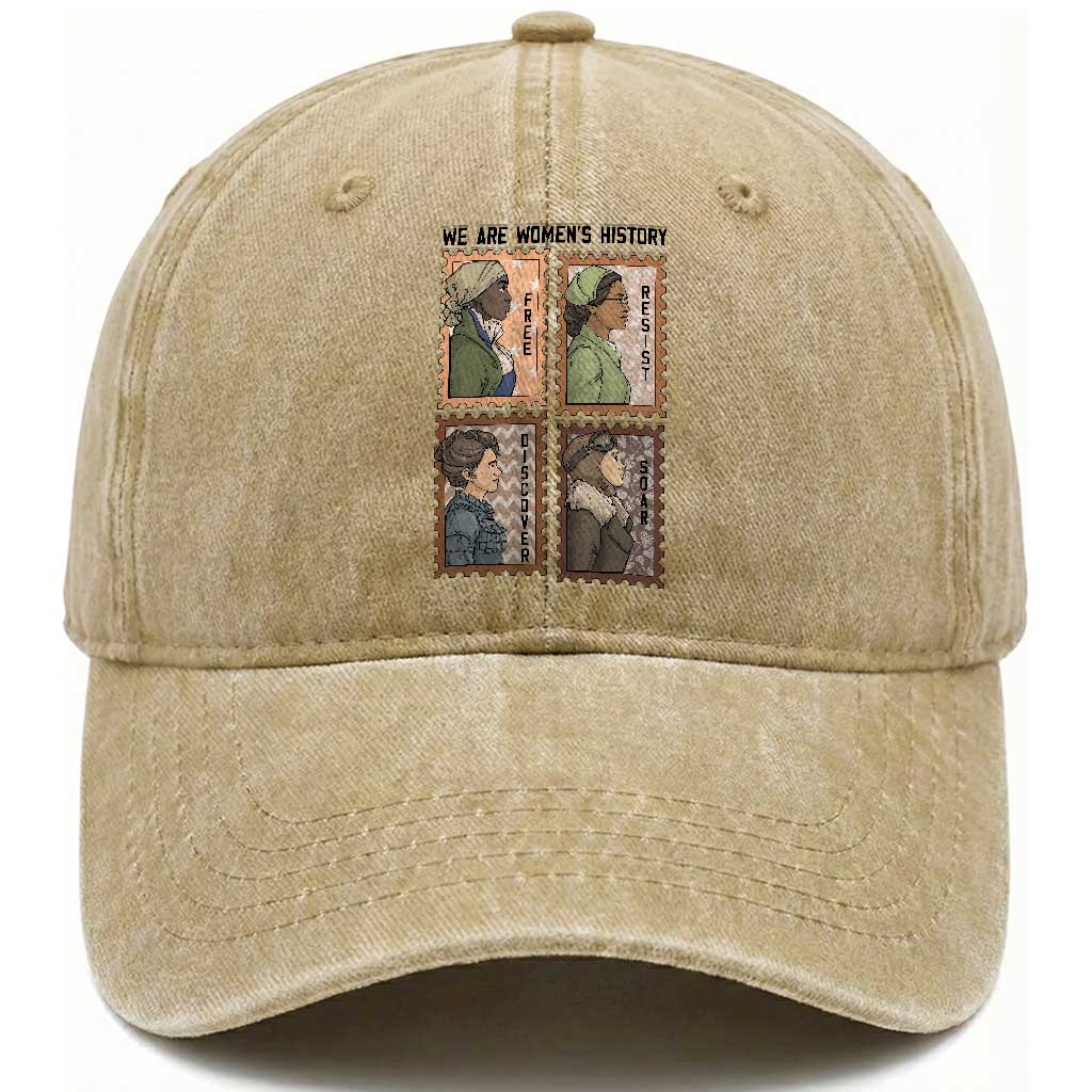 Black Women History Leaders Washed Cotton Baseball Cap Womens History Month TS12 Print Your Wear