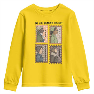 Black Women History Leaders Youth Sweatshirt Womens History Month TS12 Daisy Print Your Wear