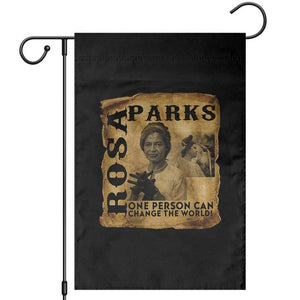 Rosa Parks Change The World Quote Garden Flag Black Women Leader TS12 Black Print Your Wear