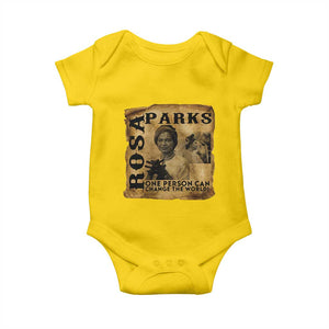Rosa Parks Change The World Quote Baby Onesie Black Women Leader TS12 Daisy Print Your Wear