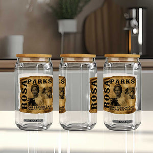 Rosa Parks Change The World Quote Glass Can Black Women Leader TS12 Print Your Wear