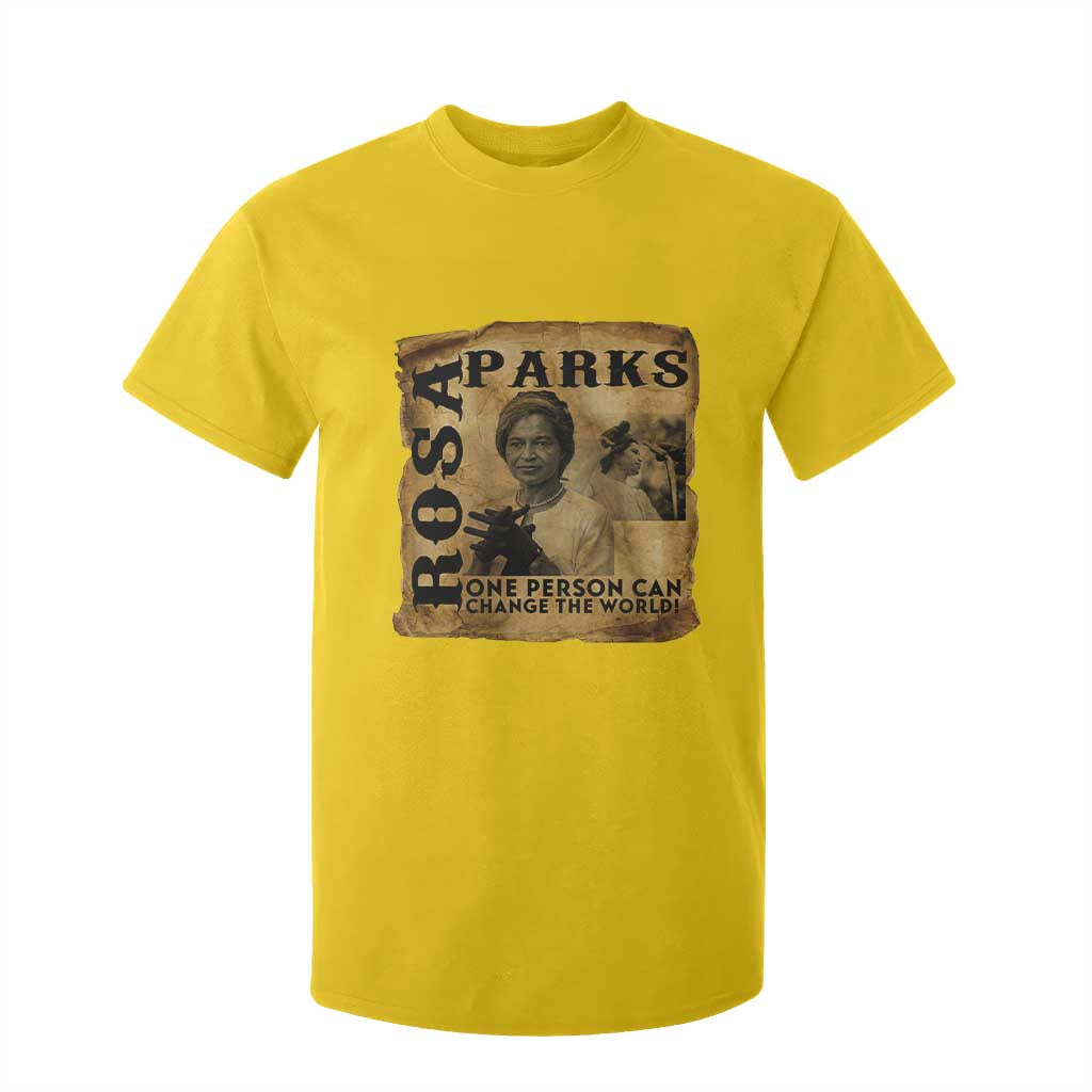 Rosa Parks Change The World Quote T Shirt For Kid Black Women Leader TS12 Daisy Print Your Wear