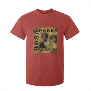 Rosa Parks Change The World Quote T Shirt For Kid Black Women Leader TS12 Red Print Your Wear