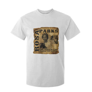 Rosa Parks Change The World Quote T Shirt For Kid Black Women Leader TS12 White Print Your Wear