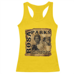 Rosa Parks Change The World Quote Racerback Tank Top Black Women Leader TS12 Daisy Print Your Wear