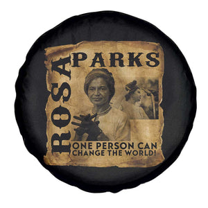 Rosa Parks Change The World Quote Spare Tire Cover Black Women Leader TS12 Print Your Wear