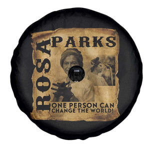 Rosa Parks Change The World Quote Spare Tire Cover Black Women Leader TS12 Print Your Wear