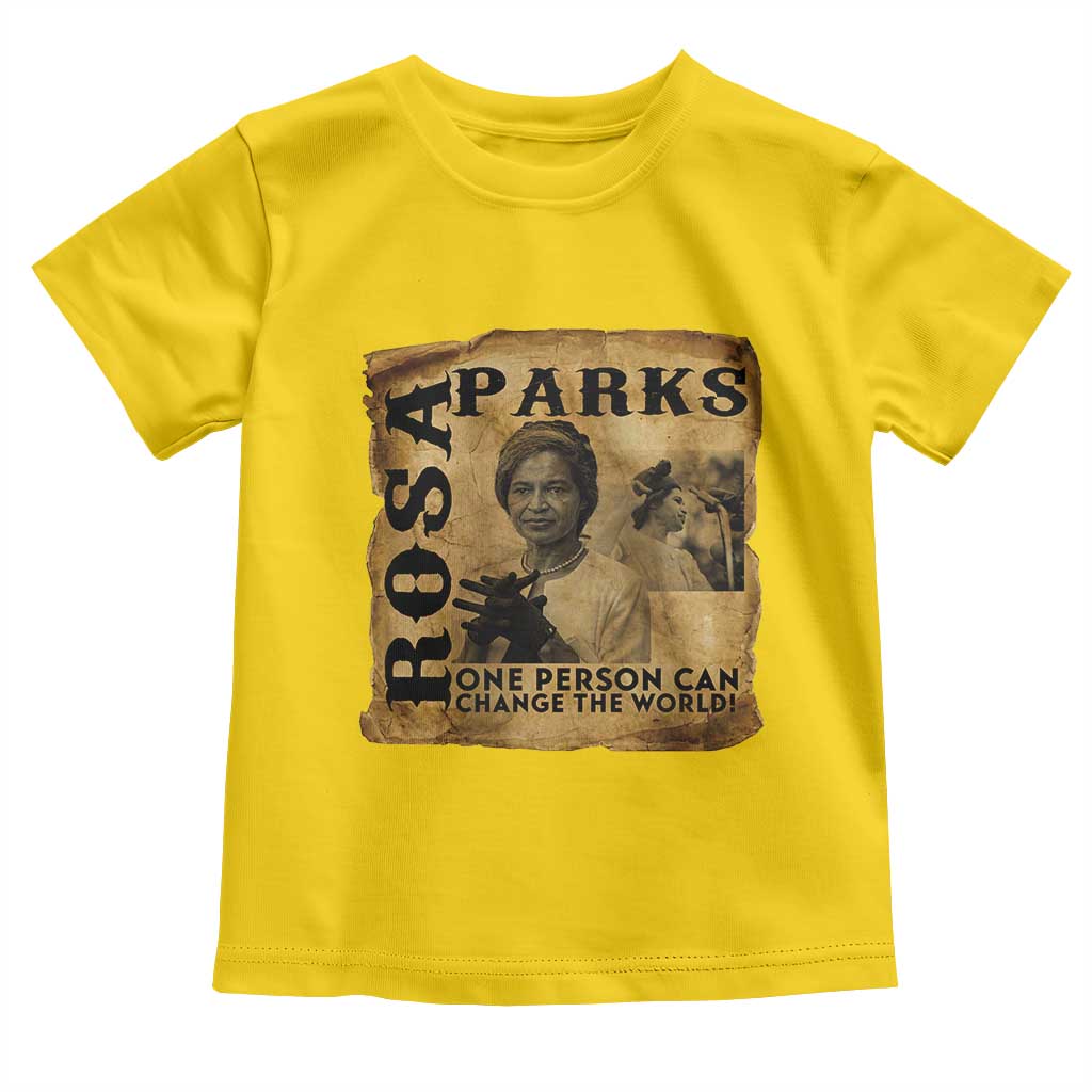 Rosa Parks Change The World Quote Toddler T Shirt Black Women Leader TS12 Daisy Print Your Wear
