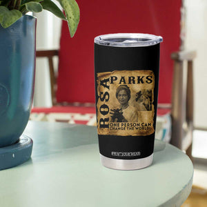 Rosa Parks Change The World Quote Tumbler Cup Black Women Leader TS12 Print Your Wear