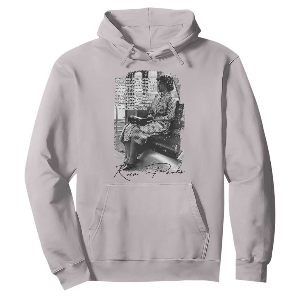Rosa Parks Montgomery Bus Boycott Hoodie Civil Rights History TS12 Ice Gray Print Your Wear