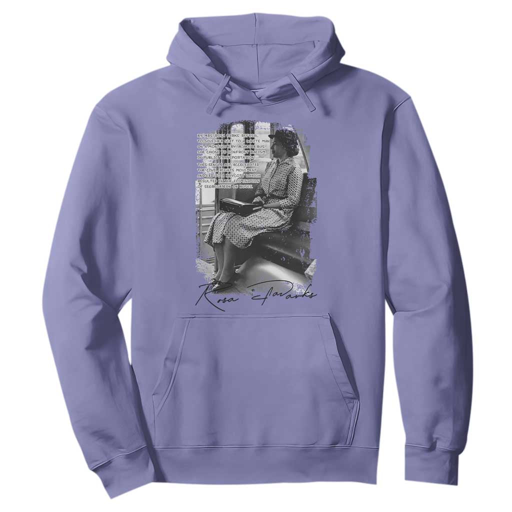Rosa Parks Montgomery Bus Boycott Hoodie Civil Rights History TS12 Violet Print Your Wear