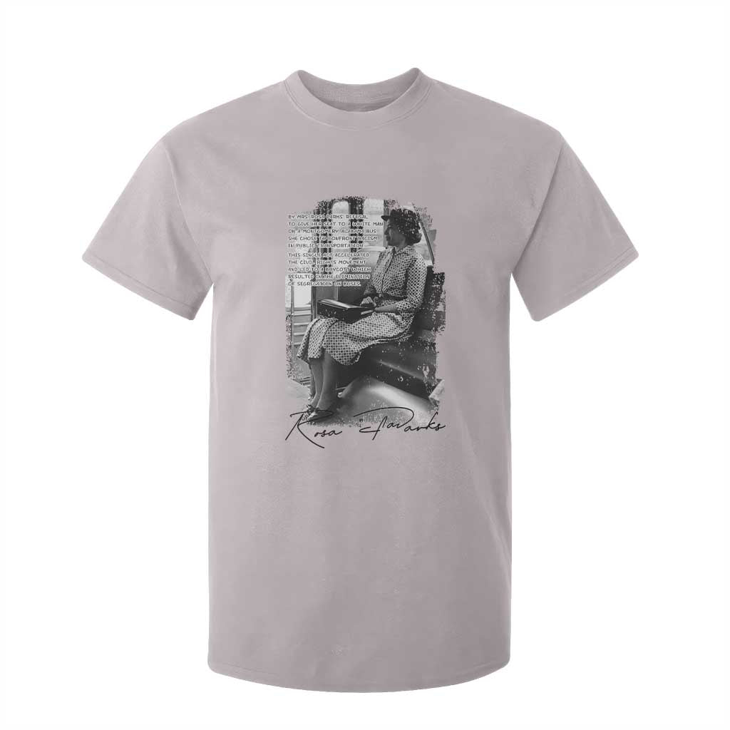 Rosa Parks Montgomery Bus Boycott T Shirt For Kid Civil Rights History TS12 Ice Gray Print Your Wear