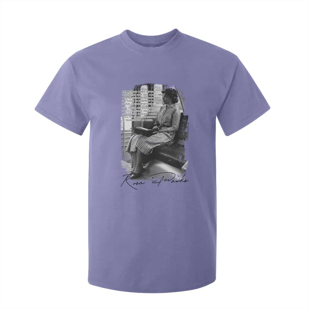 Rosa Parks Montgomery Bus Boycott T Shirt For Kid Civil Rights History TS12 Violet Print Your Wear