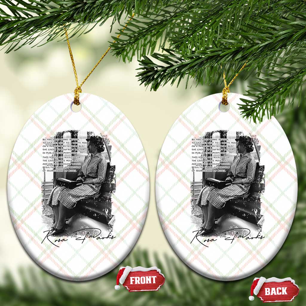 Rosa Parks Montgomery Bus Boycott Ceramic Ornament Civil Rights History TS12 Print Your Wear