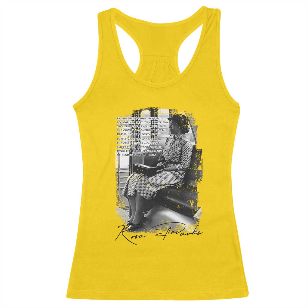 Rosa Parks Montgomery Bus Boycott Racerback Tank Top Civil Rights History TS12 Daisy Print Your Wear