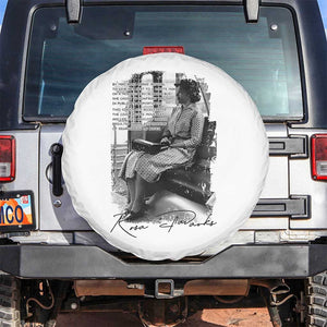 Rosa Parks Montgomery Bus Boycott Spare Tire Cover Civil Rights History TS12 No hole White Print Your Wear