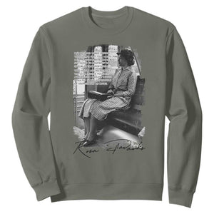 Rosa Parks Montgomery Bus Boycott Sweatshirt Civil Rights History TS12 Military Green Print Your Wear