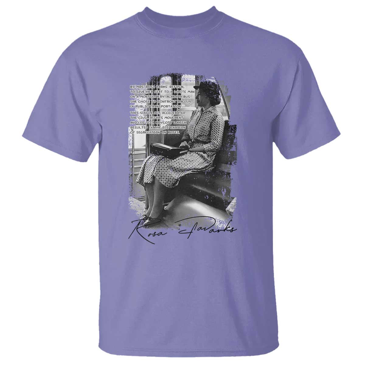 Rosa Parks Montgomery Bus Boycott T Shirt Civil Rights History TS12 Violet Print Your Wear