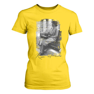 Rosa Parks Montgomery Bus Boycott T Shirt For Women Civil Rights History TS12 Daisy Print Your Wear