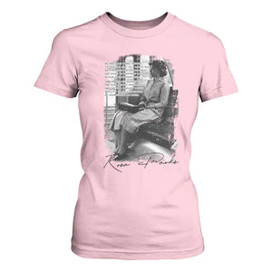 Rosa Parks Montgomery Bus Boycott T Shirt For Women Civil Rights History TS12 Light Pink Print Your Wear