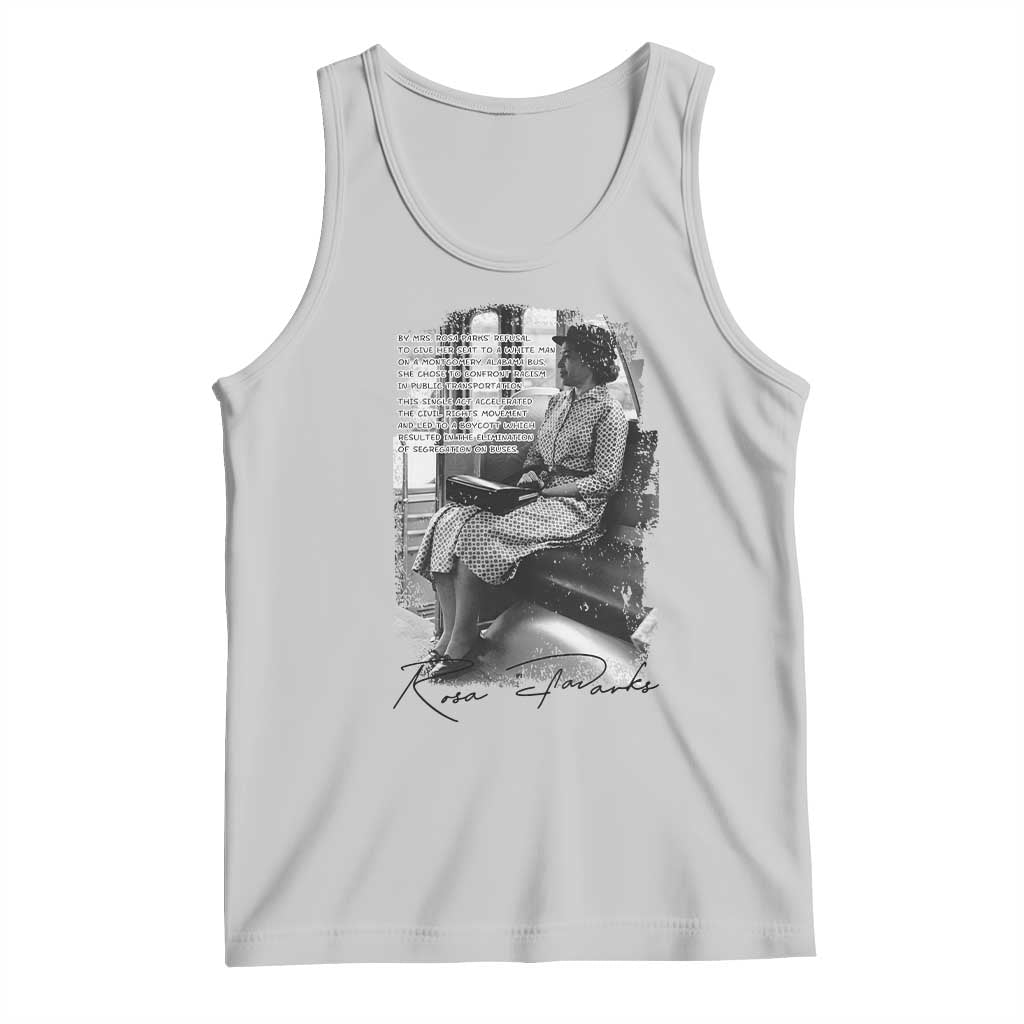 Rosa Parks Montgomery Bus Boycott Tank Top Civil Rights History TS12 Ash Print Your Wear