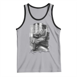 Rosa Parks Montgomery Bus Boycott Tank Top Civil Rights History TS12 Athletic Heather Black Print Your Wear