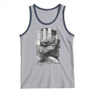 Rosa Parks Montgomery Bus Boycott Tank Top Civil Rights History TS12 Athletic Heather Navy Print Your Wear