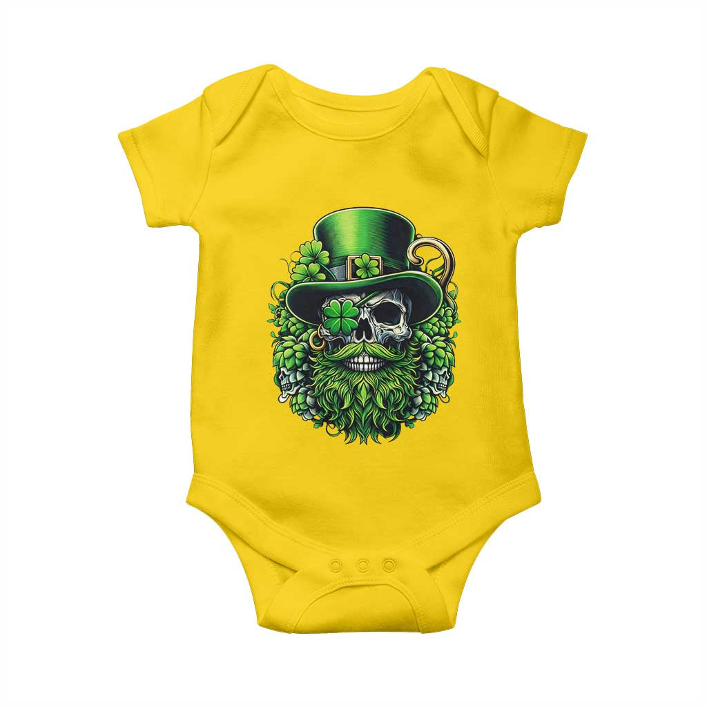 Irish Leprechaun Skull Baby Onesie St Patricks Day Party Gift TS12 Daisy Print Your Wear