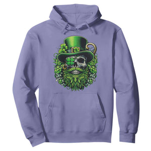 Irish Leprechaun Skull Hoodie St Patricks Day Party Gift TS12 Violet Print Your Wear