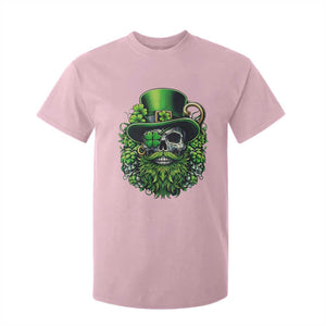 Irish Leprechaun Skull T Shirt For Kid St Patricks Day Party Gift TS12 Light Pink Print Your Wear