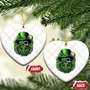 Irish Leprechaun Skull Ceramic Ornament St Patricks Day Party Gift TS12 Print Your Wear