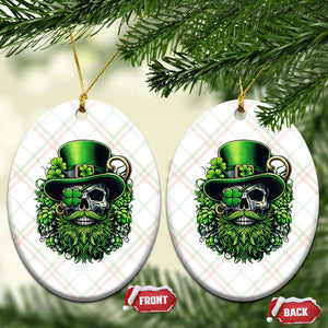 Irish Leprechaun Skull Ceramic Ornament St Patricks Day Party Gift TS12 Print Your Wear