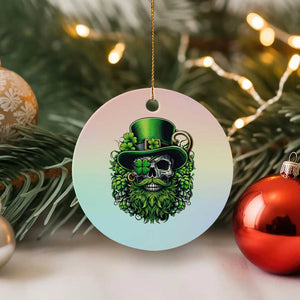 Irish Leprechaun Skull Ceramic Ornament St Patricks Day Party Gift TS12 1pc Pastel Print Your Wear