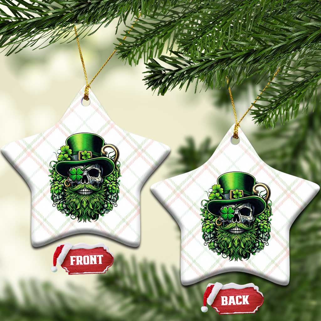 Irish Leprechaun Skull Ceramic Ornament St Patricks Day Party Gift TS12 Print Your Wear