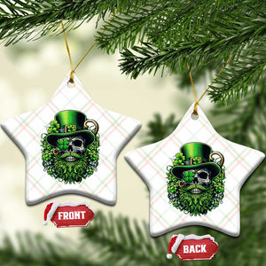 Irish Leprechaun Skull Ceramic Ornament St Patricks Day Party Gift TS12 Print Your Wear