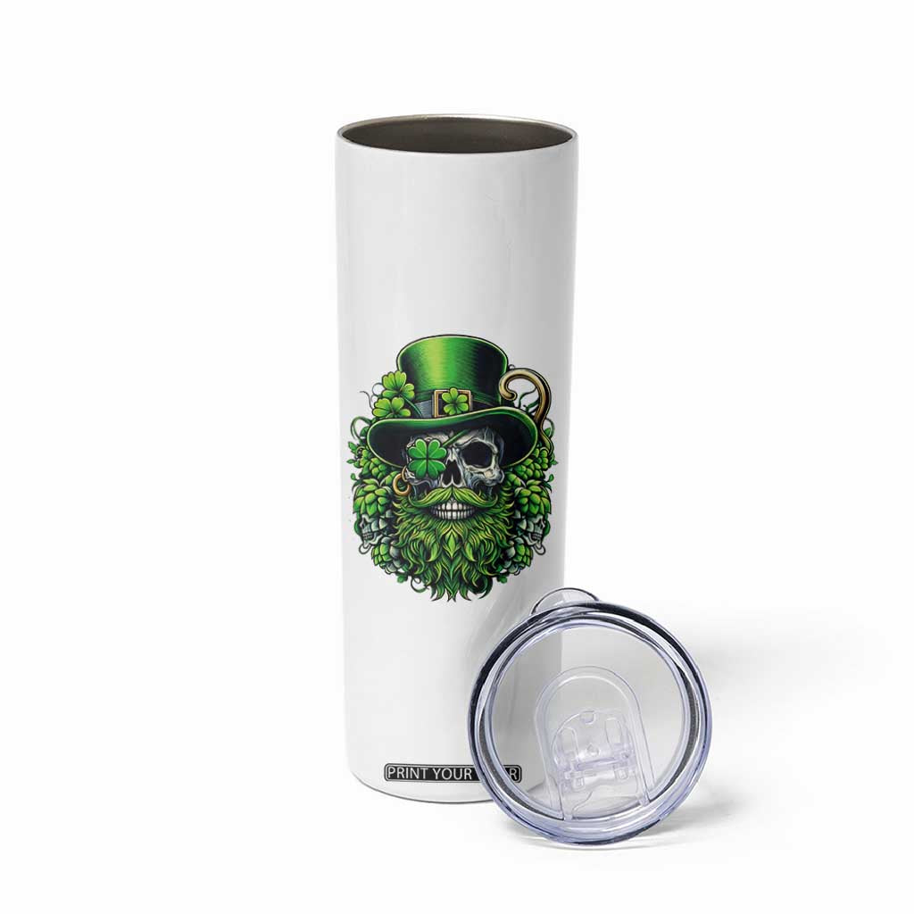 Irish Leprechaun Skull Skinny Tumbler St Patricks Day Party Gift TS12 Print Your Wear
