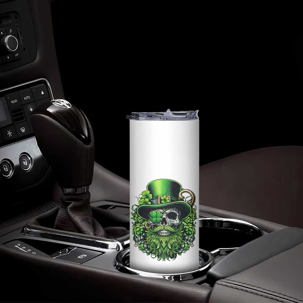 Irish Leprechaun Skull Skinny Tumbler St Patricks Day Party Gift TS12 Print Your Wear